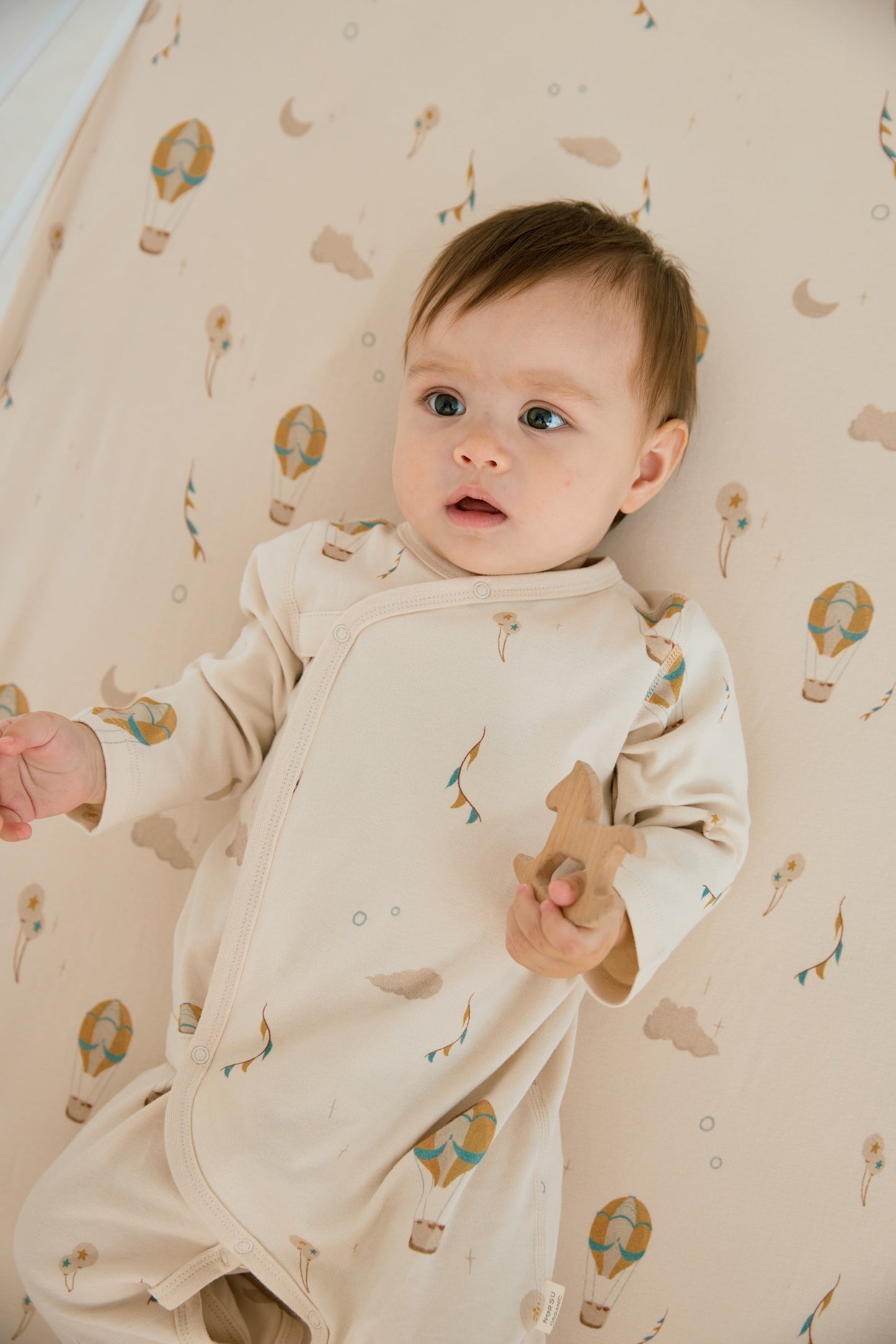 Baby Organic Kimono Sleeper-Fantasy