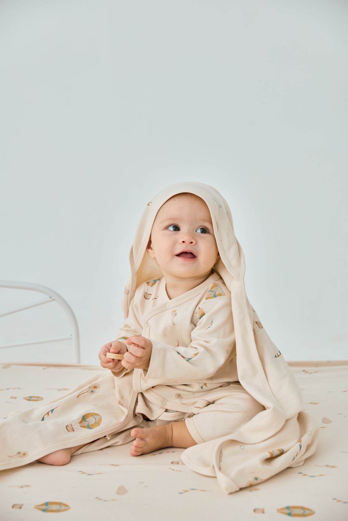 Baby Organic Kimono Sleeper-Fantasy