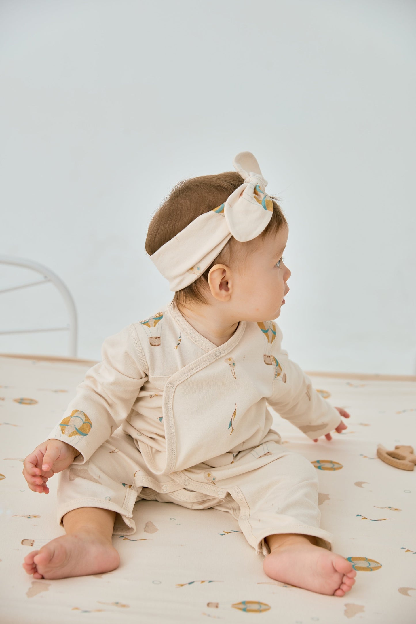 Baby Organic Kimono Sleeper-Fantasy