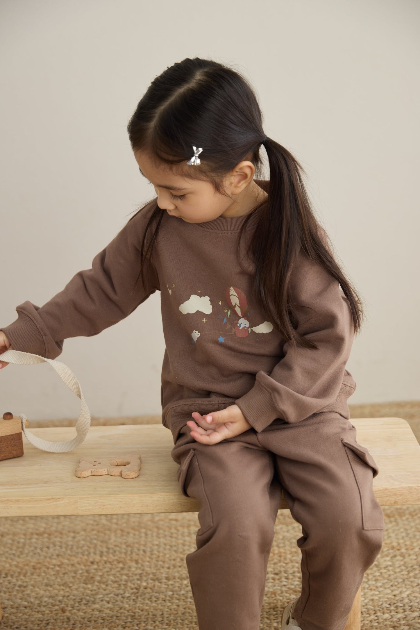 Toddler Organic French Terry Hooded Sweatshirt-Fantasy