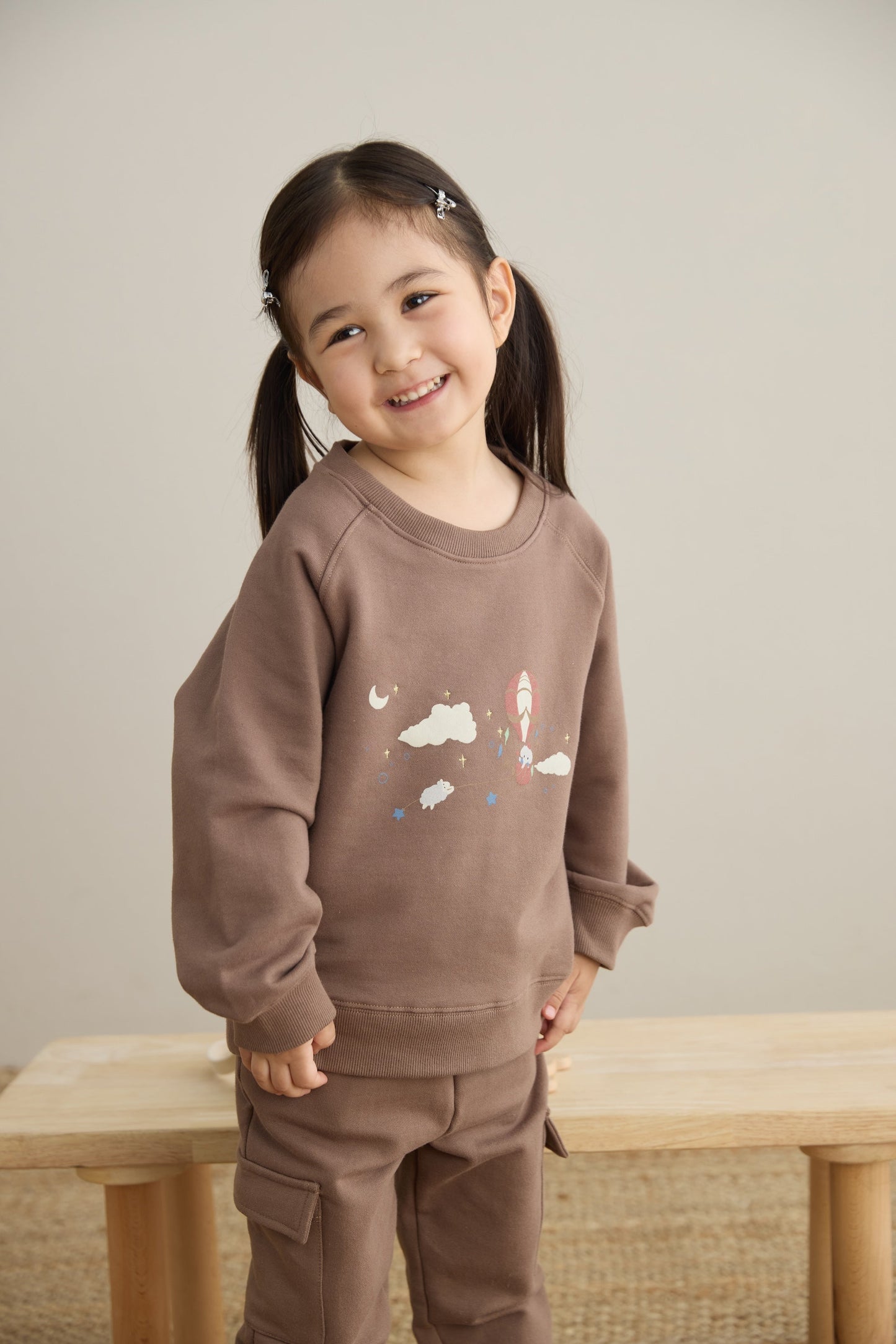 Toddler Organic French Terry Hooded Sweatshirt-Fantasy