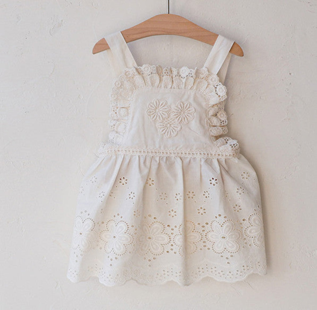 Tasha Apron - White