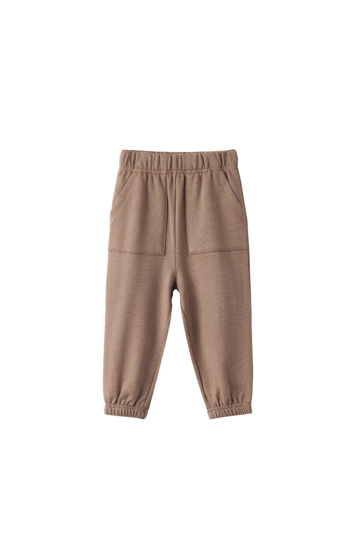 Organic Toddler Fleece Sweatpant-Mocha