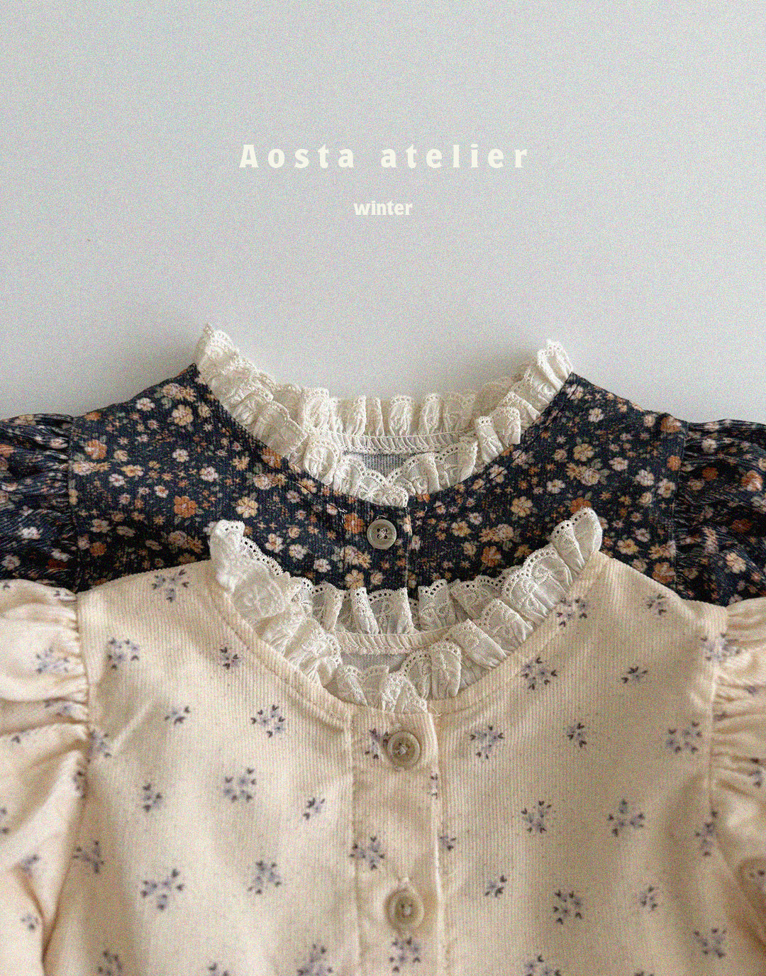 Little floral sweater dress