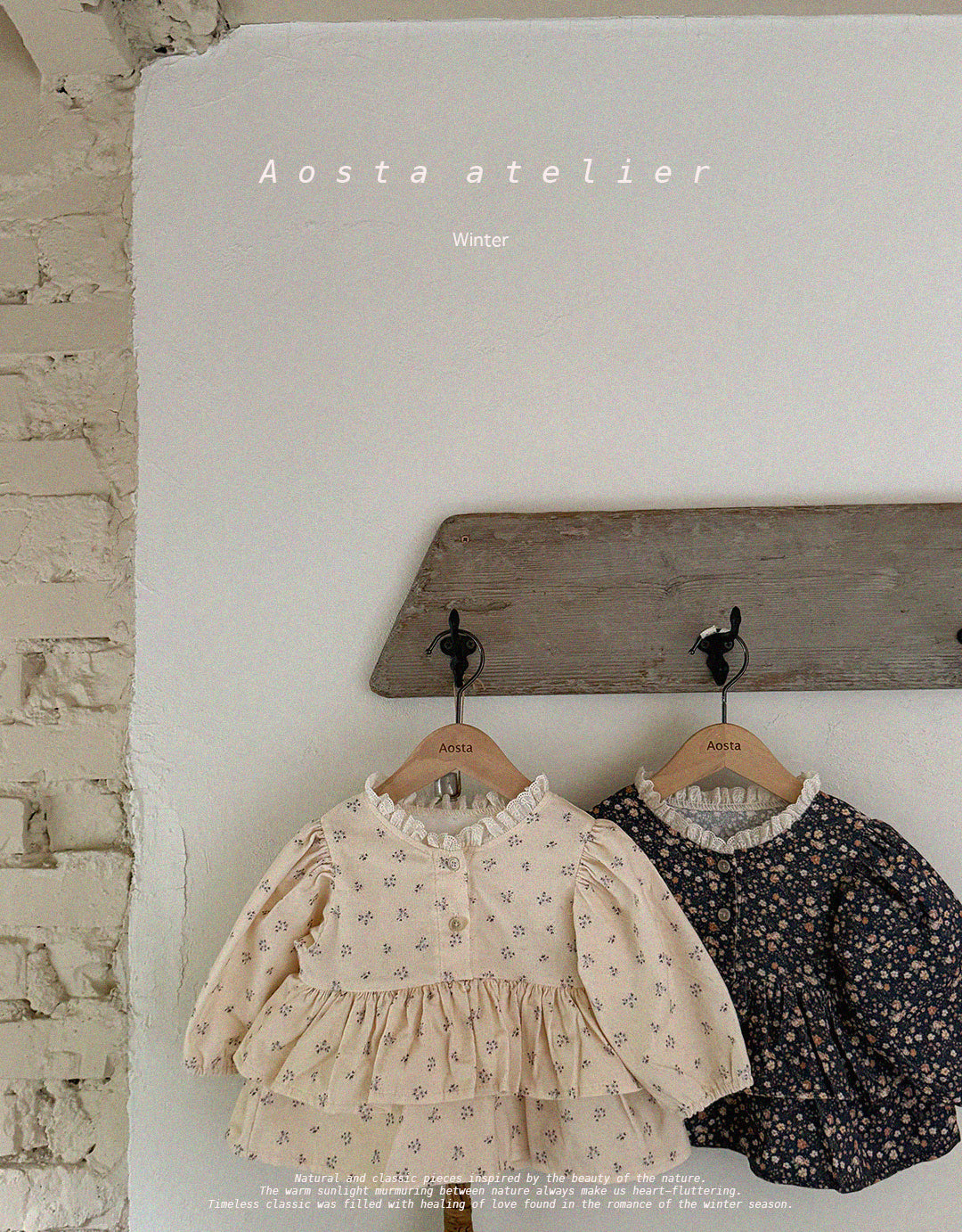 Little floral sweater dress