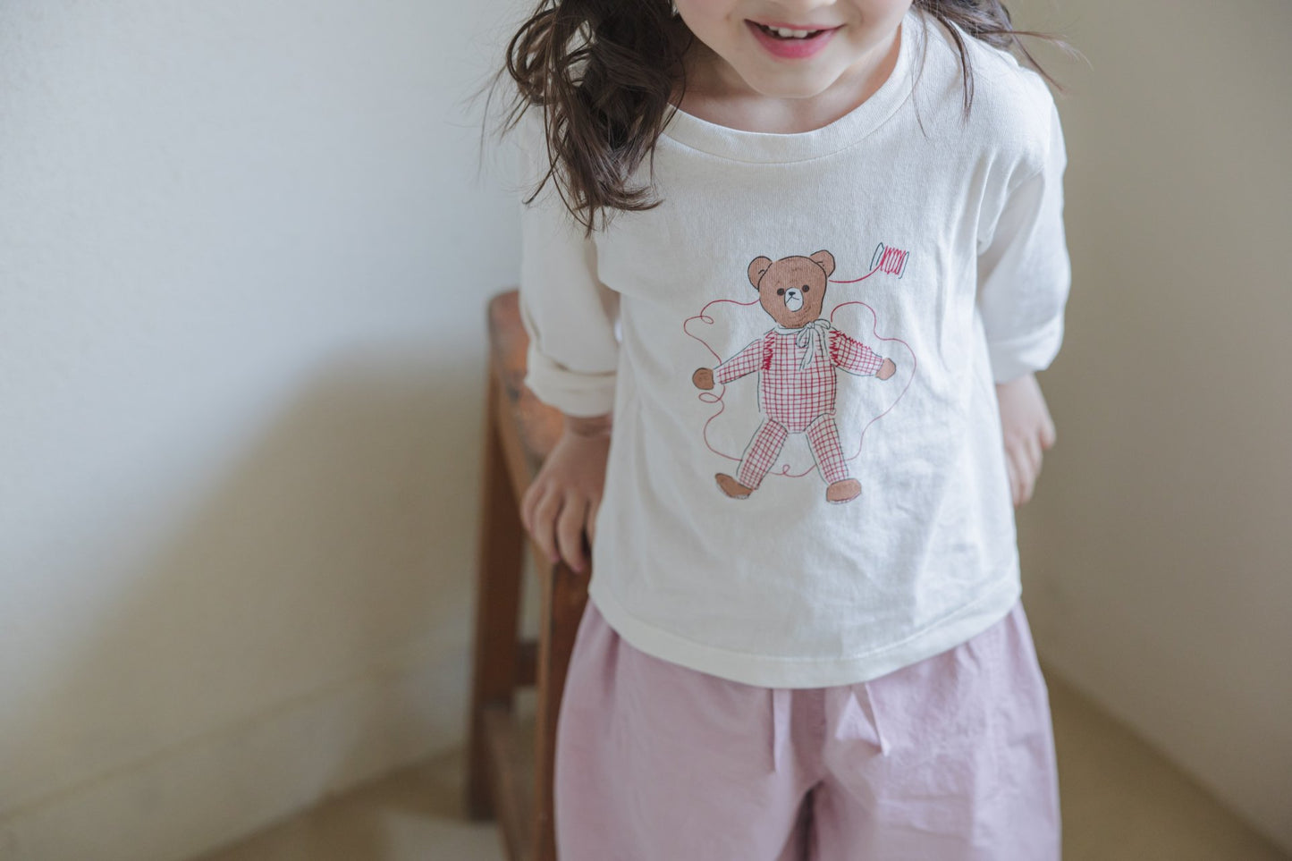 Bear LS T-shirt-Iovry