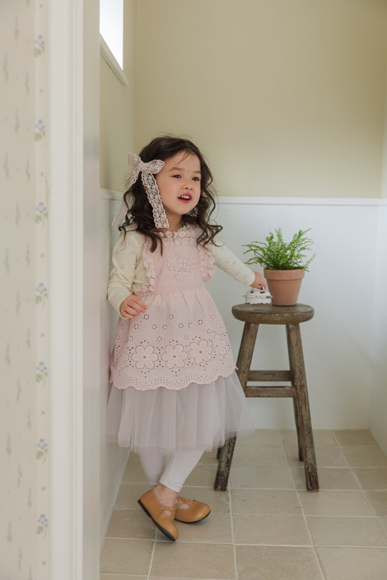 Tasha Apron - Pink